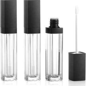 LIPGLOSS SQUAR BLACK CAP - 4 ML.