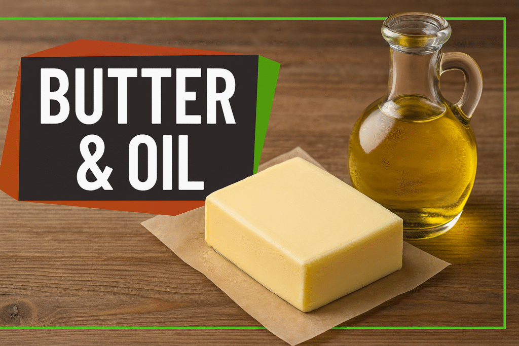butter and oils